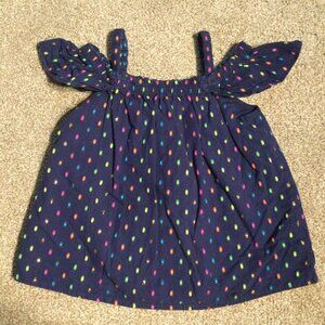 2T VGUC Cat & Jack Blue Tank Top Tee